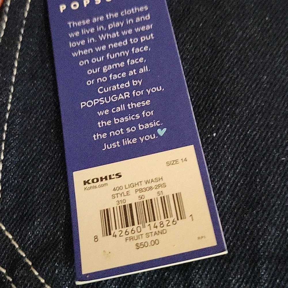 Dark Blue Denim Button-Up Skirt - Picture 2 of 2